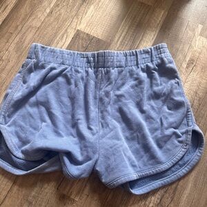 Wild Fable Blue Athletic Shorts with Elastic Waistband